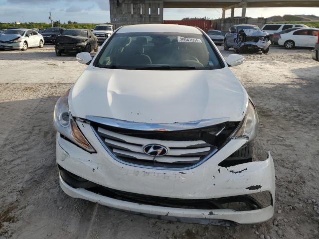 5NPEB4AC0EH899789 - 2014 HYUNDAI SONATA GLS WHITE photo 5