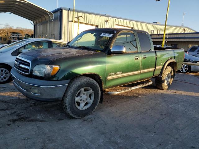 5TBBT4418YS004227 - 2000 TOYOTA TUNDRA ACCESS CAB GREEN photo 1