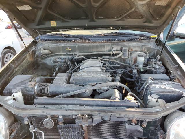 5TBBT4418YS004227 - 2000 TOYOTA TUNDRA ACCESS CAB Կանաչ լուսանկար 11