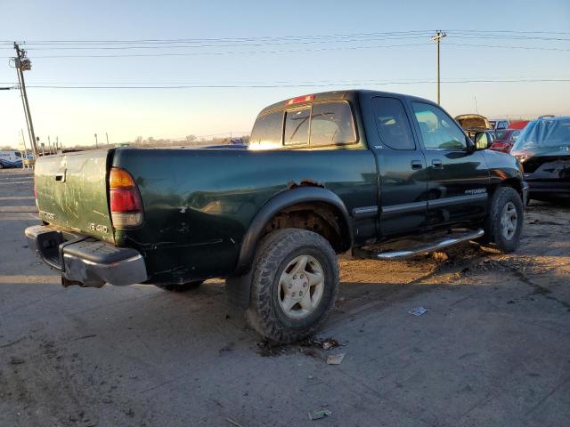 5TBBT4418YS004227 - 2000 TOYOTA TUNDRA ACCESS CAB Կանաչ լուսանկար 3