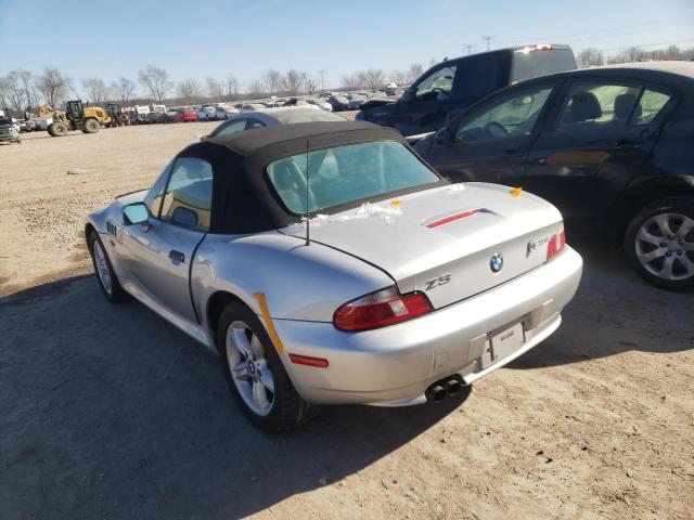 4USCN33412LK51457 - 2002 BMW Z3 2.5 GRAY photo 2