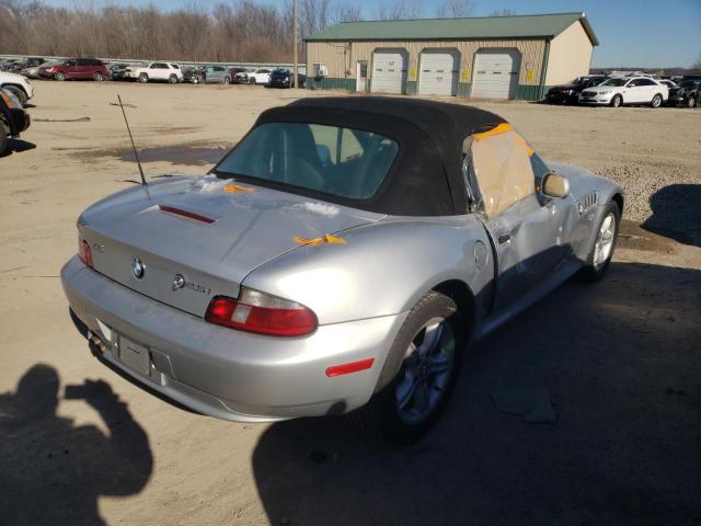 4USCN33412LK51457 - 2002 BMW Z3 2.5 GRAY photo 3