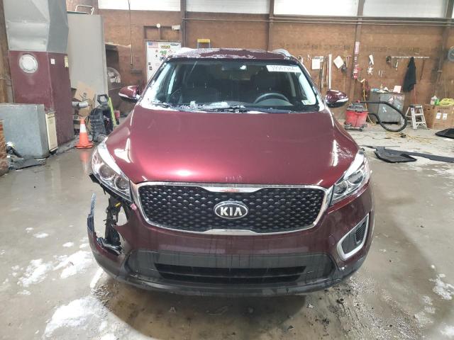 5XYPGDA5XJG429895 - 2018 KIA SORENTO LX BURGUNDY photo 5