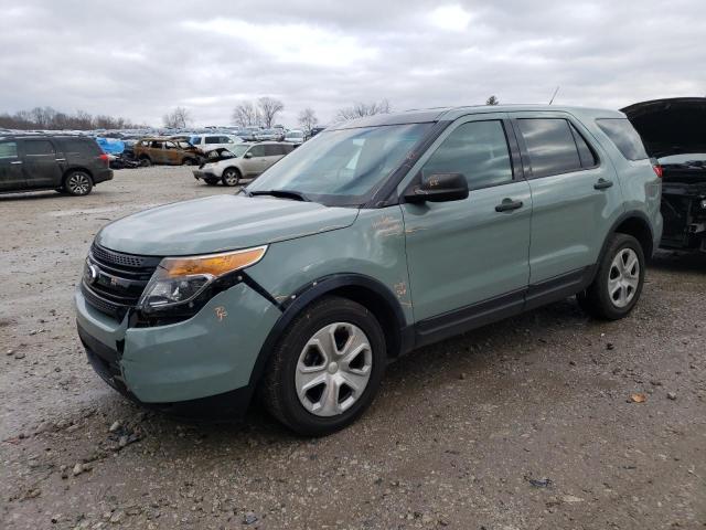 1FM5K8AR0FGC08984 - 2015 FORD EXPLORER POLICE INTERCEPTOR GREEN photo 1