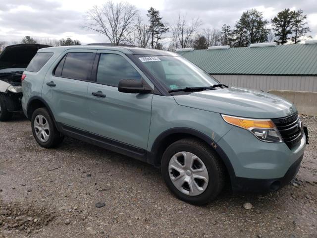 1FM5K8AR0FGC08984 - 2015 FORD EXPLORER POLICE INTERCEPTOR GREEN photo 4