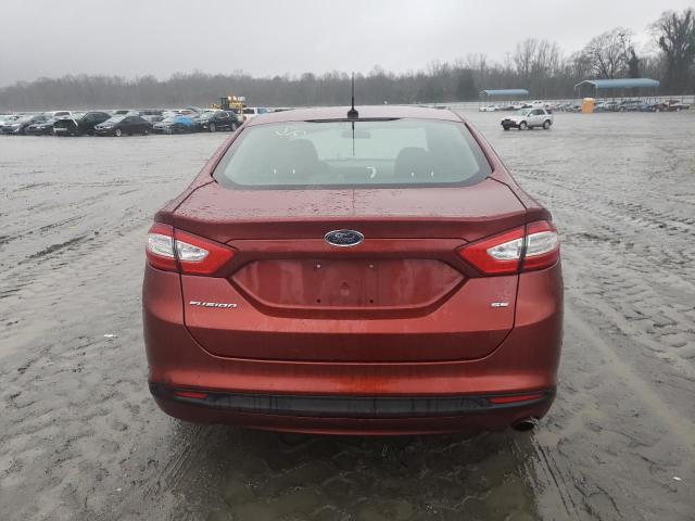 3FA6P0H78ER223780 - 2014 FORD FUSION SE BURGUNDY photo 6