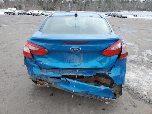 1FAHP3F20CL166035 - 2012 FORD FOCUS SE BLUE photo 6