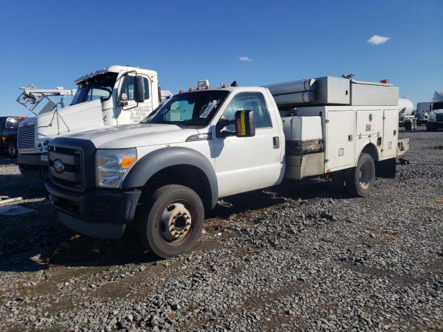 1FDUF4GYXDEA93987 - 2013 FORD F450 SUPER WHITE photo 1