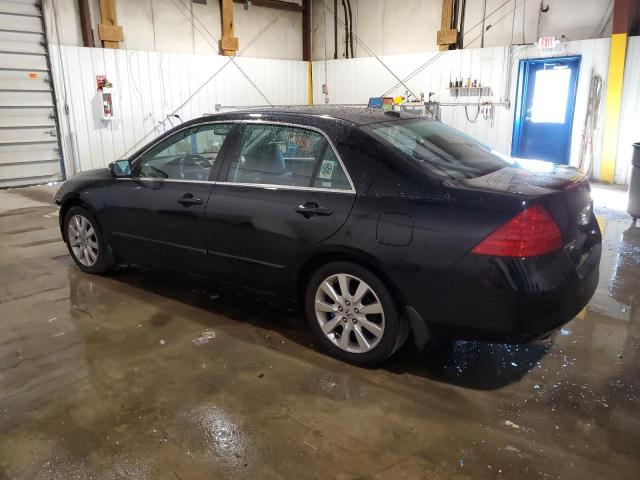 1HGCM66817A053068 - 2007 HONDA ACCORD EX BLACK photo 2