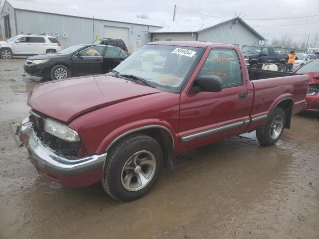 1GCCS14W01K132869 - 2001 CHEVROLET S TRUCK S10 BURGUNDY photo 1