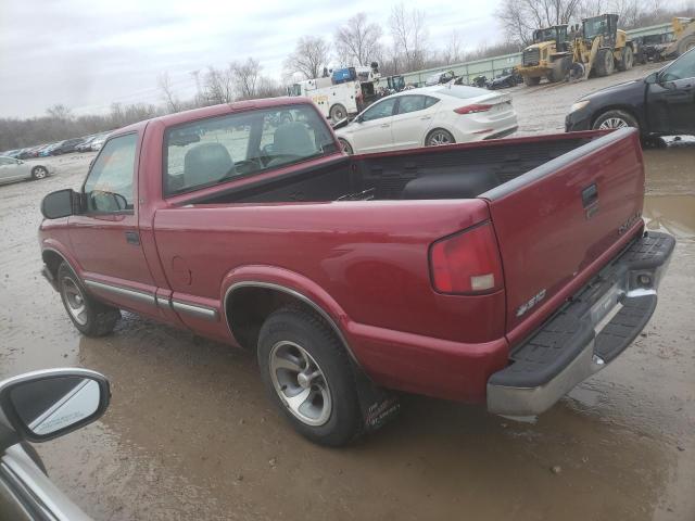 1GCCS14W01K132869 - 2001 CHEVROLET S TRUCK S10 BURGUNDY photo 2