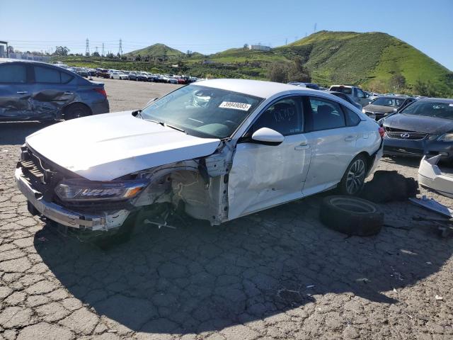 1HGCV3F19KA016602 - 2019 HONDA ACCORD HYBRID WHITE photo 1