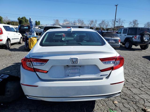 1HGCV3F19KA016602 - 2019 HONDA ACCORD HYBRID WHITE photo 6