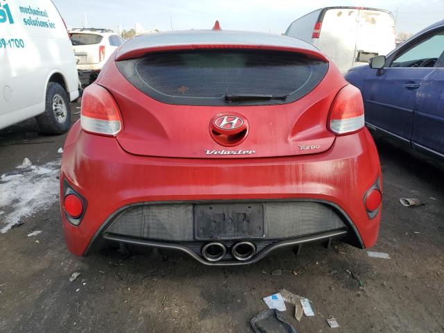 KMHTC6AE7DU113102 - 2013 HYUNDAI VELOSTER TURBO RED photo 6