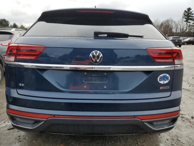 1V2LC2CA3MC227092 - 2021 VOLKSWAGEN ATLAS CROS SE BLUE photo 6