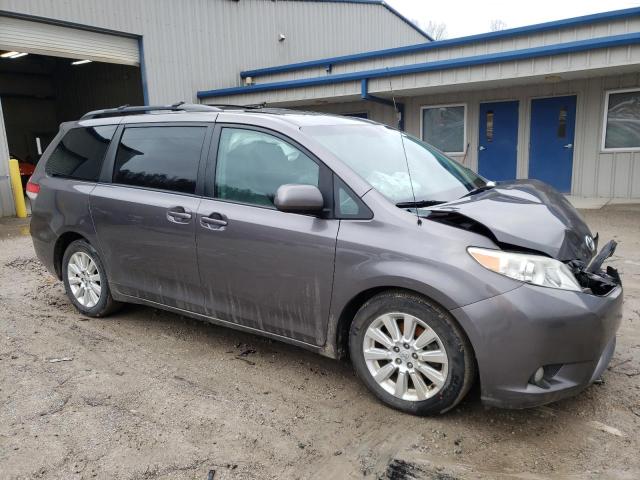 5TDDK3DCXBS011444 - 2011 TOYOTA SIENNA XLE GRAY photo 4