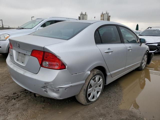 1HGFA16598L044686 - 2008 HONDA CIVIC LX SILVER photo 3