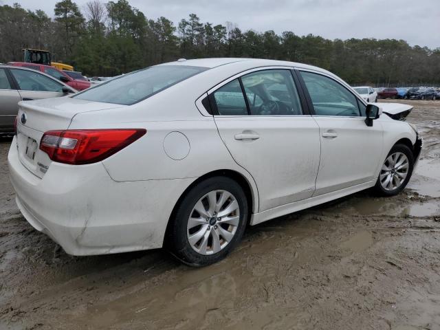 4S3BNAC66F3011382 - 2015 SUBARU LEGACY 2.5I PREMIUM WHITE photo 3