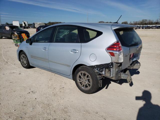 JTDZN3EU4GJ043556 - 2016 TOYOTA PRIUS V SILVER photo 2