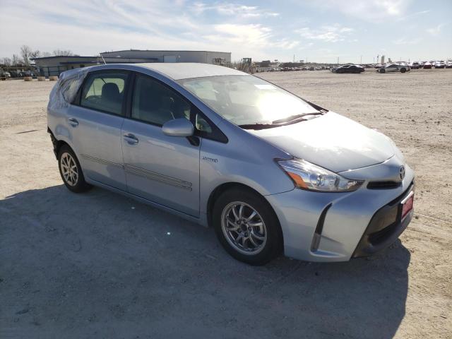 JTDZN3EU4GJ043556 - 2016 TOYOTA PRIUS V SILVER photo 4