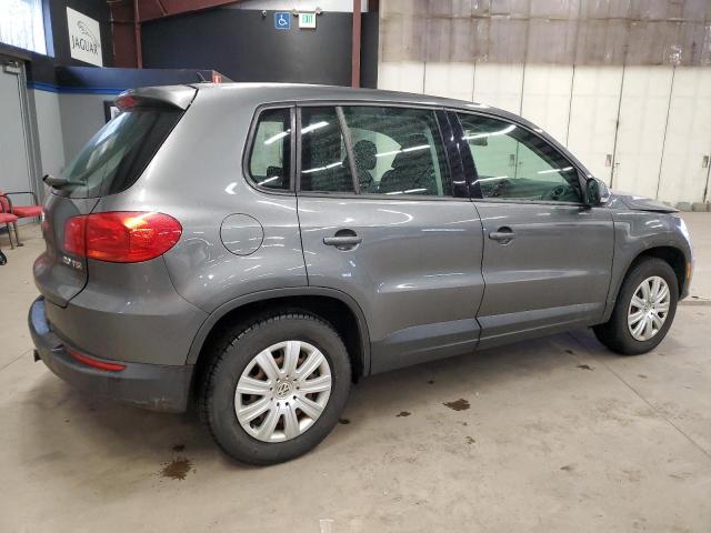 WVGCV3AX1DW618616 - 2013 VOLKSWAGEN TIGUAN S GRAY photo 3