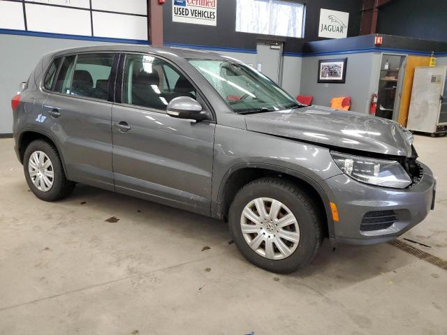 WVGCV3AX1DW618616 - 2013 VOLKSWAGEN TIGUAN S GRAY photo 4