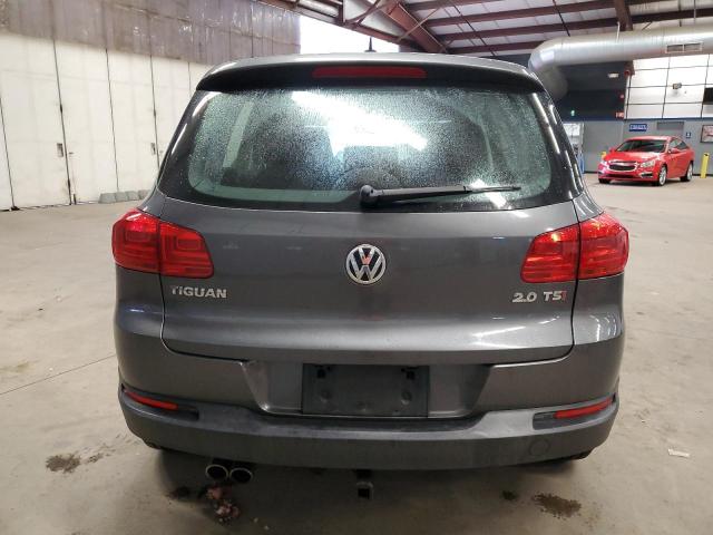 WVGCV3AX1DW618616 - 2013 VOLKSWAGEN TIGUAN S GRAY photo 6