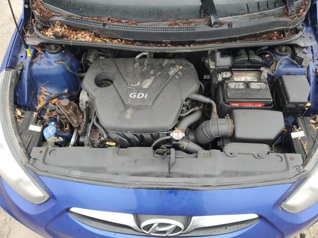 KMHCT4AE7DU531910 - 2013 HYUNDAI ACCENT GLS BLUE photo 11