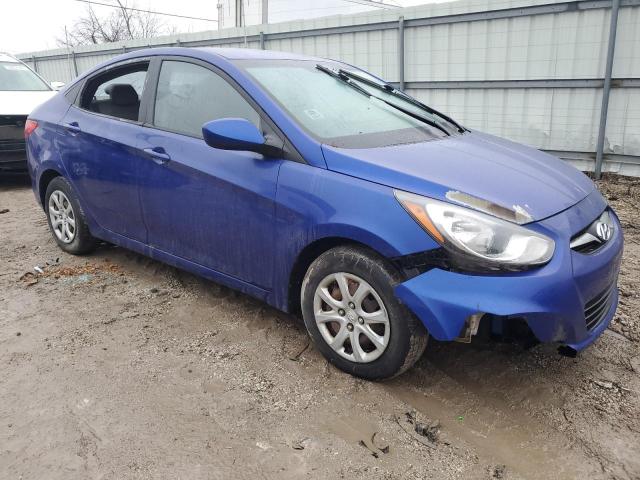 KMHCT4AE7DU531910 - 2013 HYUNDAI ACCENT GLS BLUE photo 4