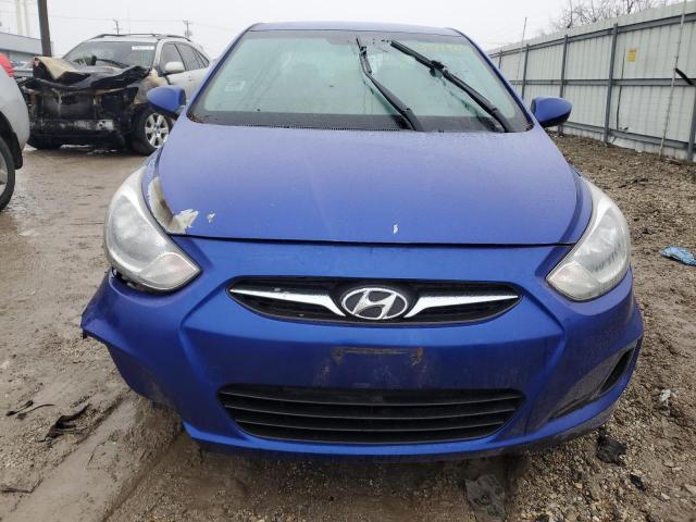 KMHCT4AE7DU531910 - 2013 HYUNDAI ACCENT GLS BLUE photo 5