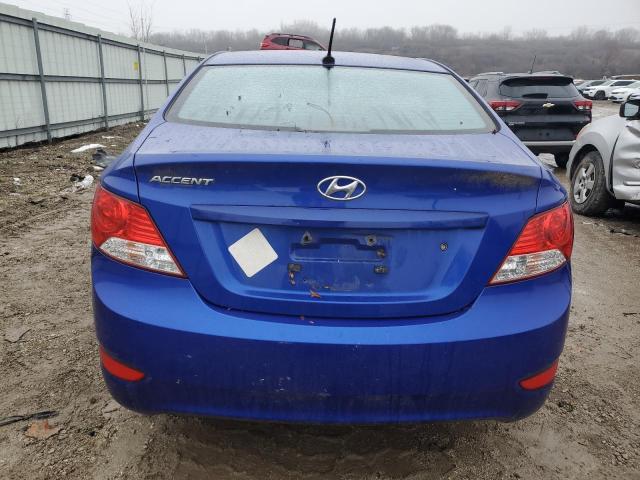 KMHCT4AE7DU531910 - 2013 HYUNDAI ACCENT GLS BLUE photo 6