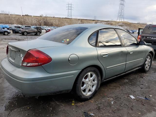 1FAFP56U86A142196 - 2006 FORD TAURUS SEL GREEN photo 3