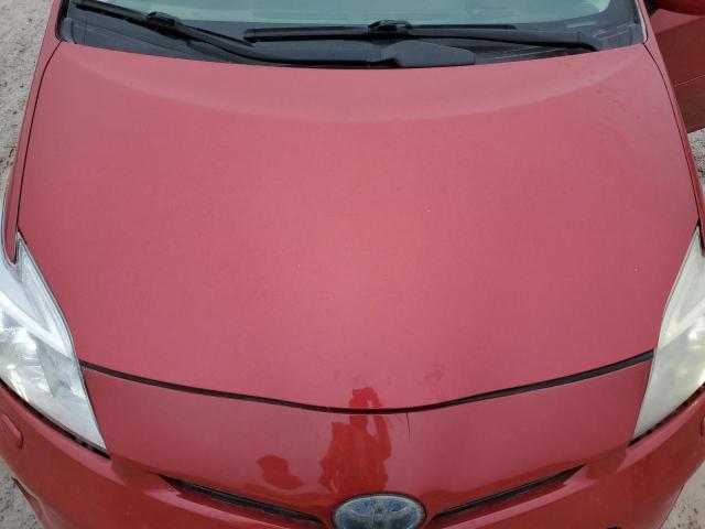 JTDKN3DUXC5478717 - 2011 TOYOTA PRIUS RED photo 11