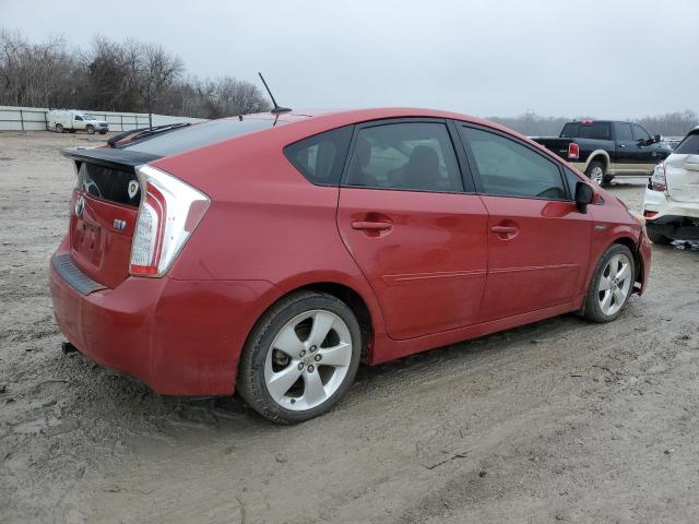 JTDKN3DUXC5478717 - 2011 TOYOTA PRIUS RED photo 3