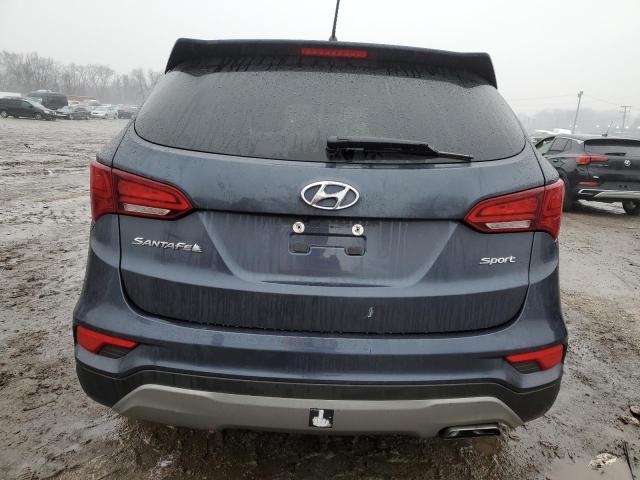 5NMZT3LB3JH060269 - 2018 HYUNDAI SANTA FE S BLUE photo 6