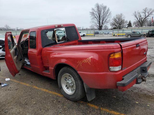 1FTYR14VXXPA94622 - 1999 FORD RANGER SUPER CAB RED photo 2