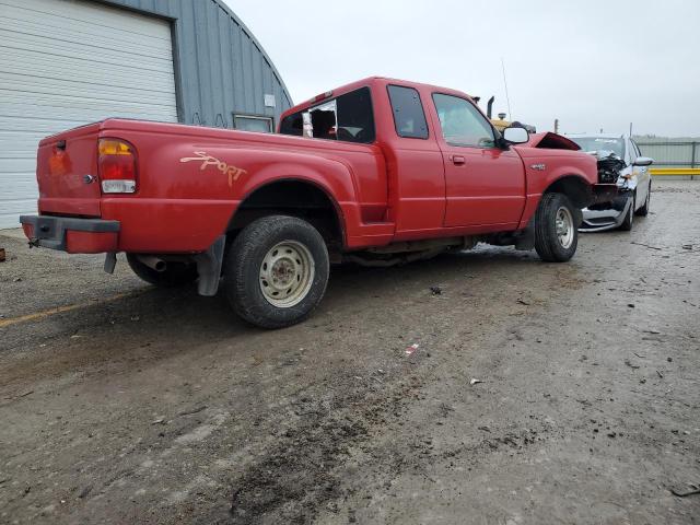 1FTYR14VXXPA94622 - 1999 FORD RANGER SUPER CAB RED photo 3