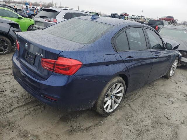 WBA8E5G53HNU41510 - 2017 BMW 320 XI BLUE photo 3