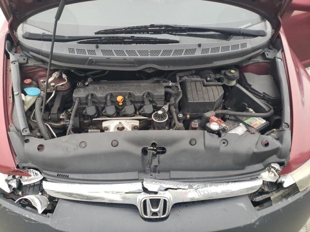 1HGFA16858L042525 - 2008 HONDA CIVIC EX BURGUNDY photo 11