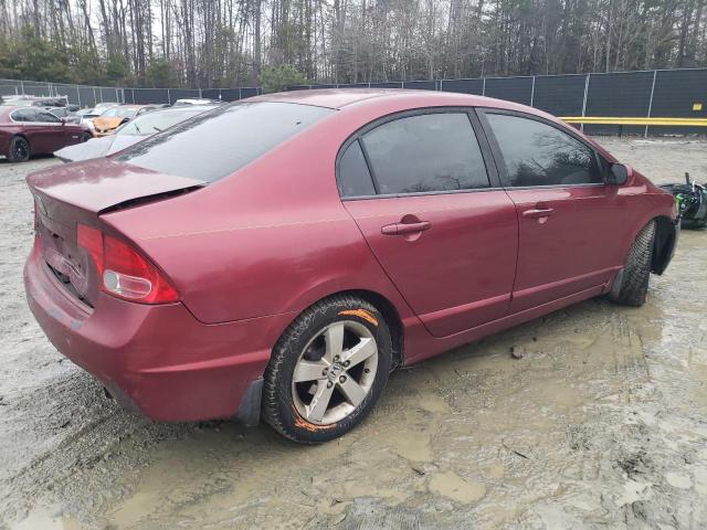 1HGFA16858L042525 - 2008 HONDA CIVIC EX BURGUNDY photo 3