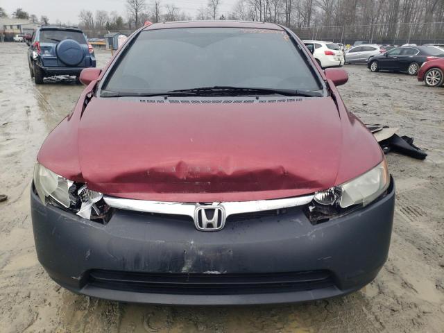 1HGFA16858L042525 - 2008 HONDA CIVIC EX BURGUNDY photo 5