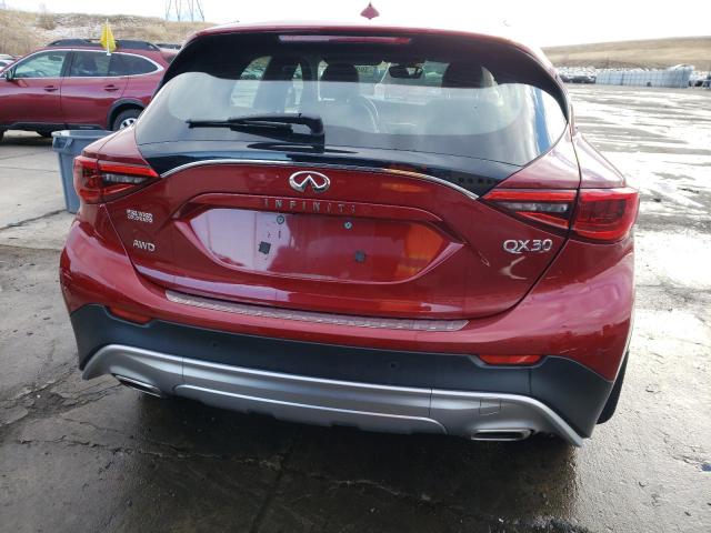 SJKCH5CR7JA056183 - 2018 INFINITI QX30 BASE BURGUNDY photo 6