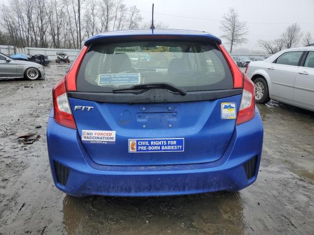 JHMGK5H51GX004998 - 2016 HONDA FIT LX BLUE photo 6