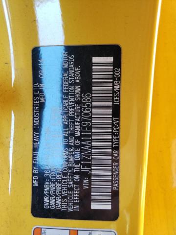 JF1ZNAA11F9706586 - 2015 TOYOTA SCION FR-S YELLOW photo 13