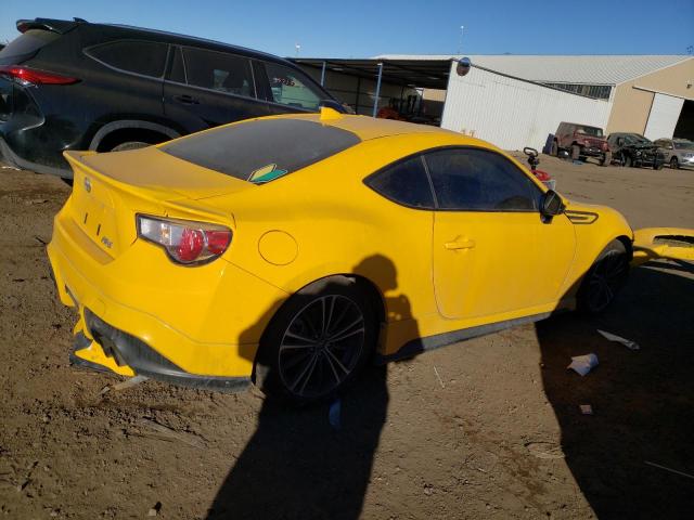 JF1ZNAA11F9706586 - 2015 TOYOTA SCION FR-S YELLOW photo 3