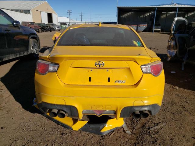 JF1ZNAA11F9706586 - 2015 TOYOTA SCION FR-S YELLOW photo 6