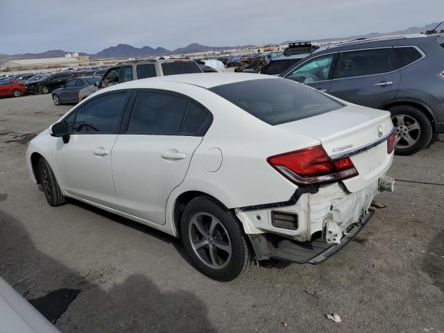 2HGFB2F70FH517468 - 2015 HONDA CIVIC SE WHITE photo 2