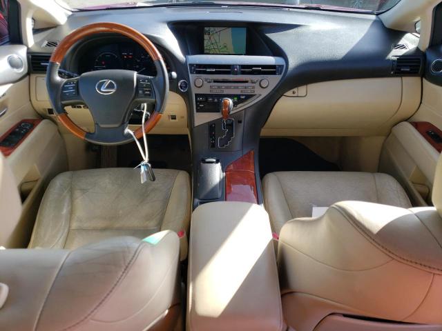 JTJZB1BA8A2003812 - 2010 LEXUS RX 450 RED photo 8