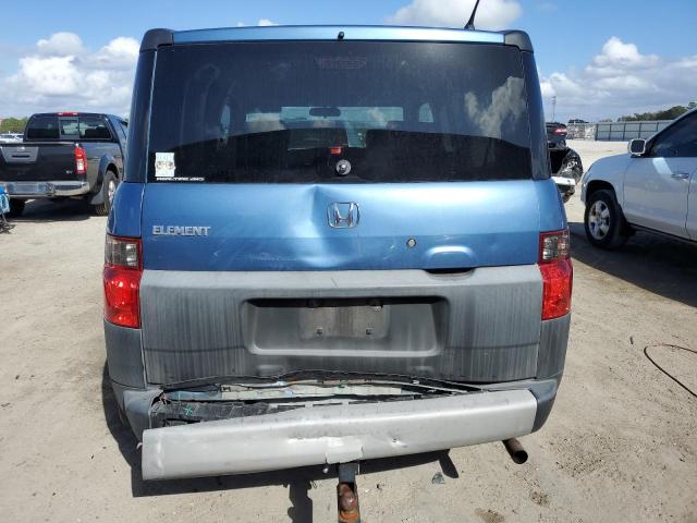 5J6YH28396L019539 - 2006 HONDA ELEMENT LX BLUE photo 6