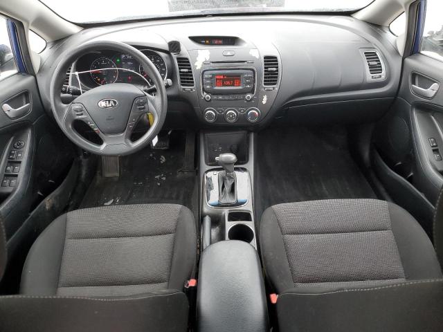 3KPFK4A73HE062373 - 2017 KIA FORTE LX BLUE photo 8